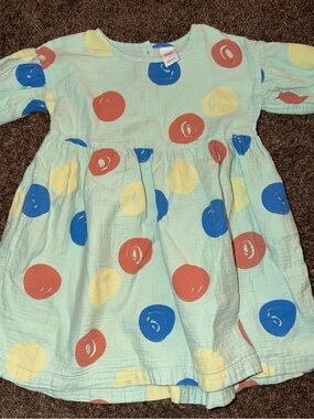 Open Edit Polka Dot Girl’s Dress
